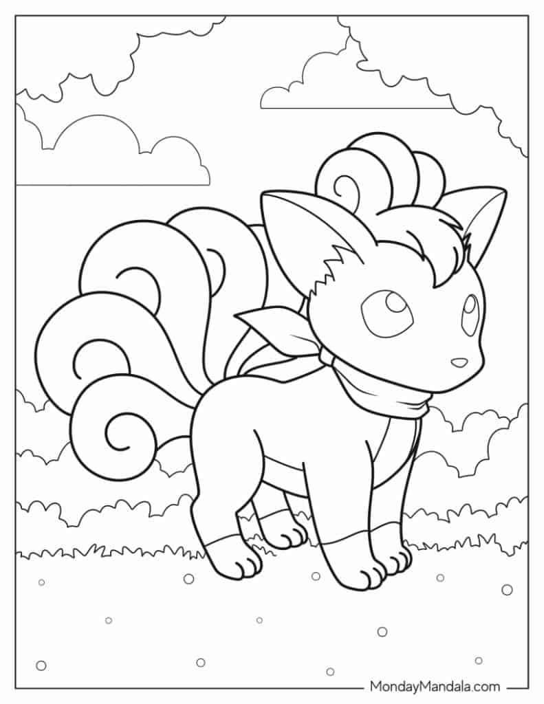 Eevee Pokemon To Color - Pokemon Coloring Page